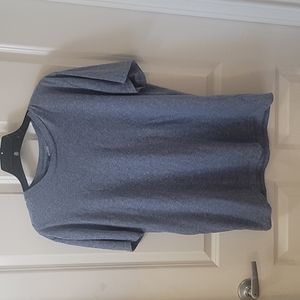 Heather blue tee